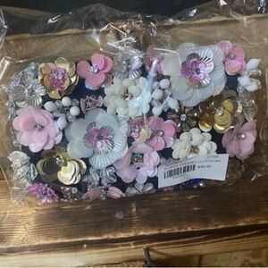 Sachin + Babi Pink and White Floral Purse.